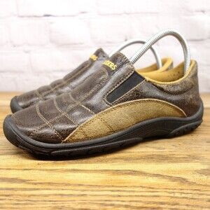 Gliders Women's Size 5 Slip On Leather Shoes #467